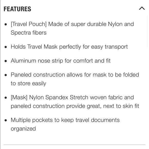 π The North Face Travel Kit & Face Mask - Picture 11 of 12
